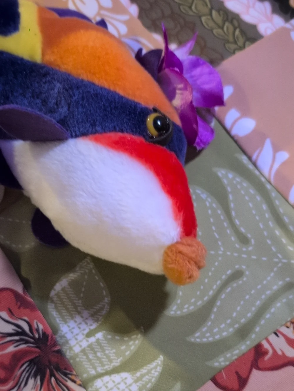 Hawaiian Humu (Humuhumunukunukuapuaa) Pet Fish Plushie
